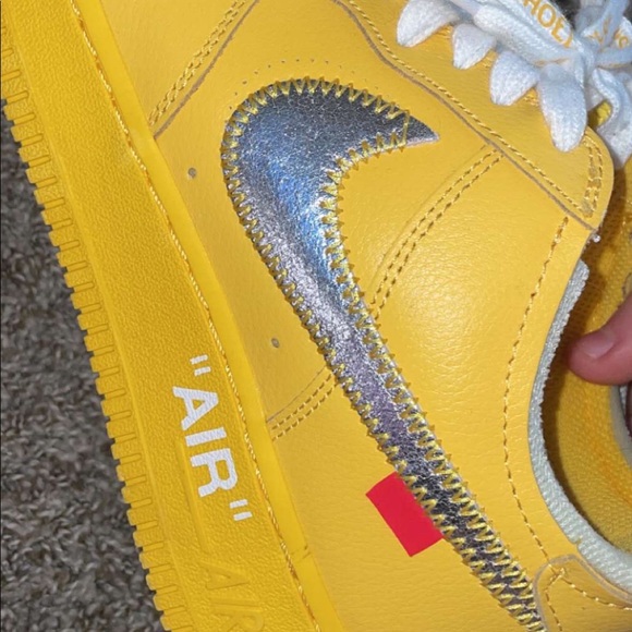 nike air force one off white “lemonade” - Picture 4 of 4